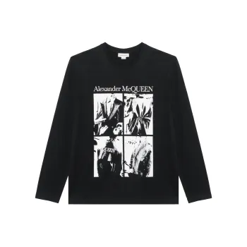 Alexander McQueen T Shirts Men Black