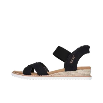 Skechers BOBS Desert Kiss Beach Sandals Women's Black