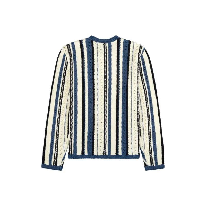 AIME LEON DORE SS25 Sweaters Unisex Blue With White Lettering-1