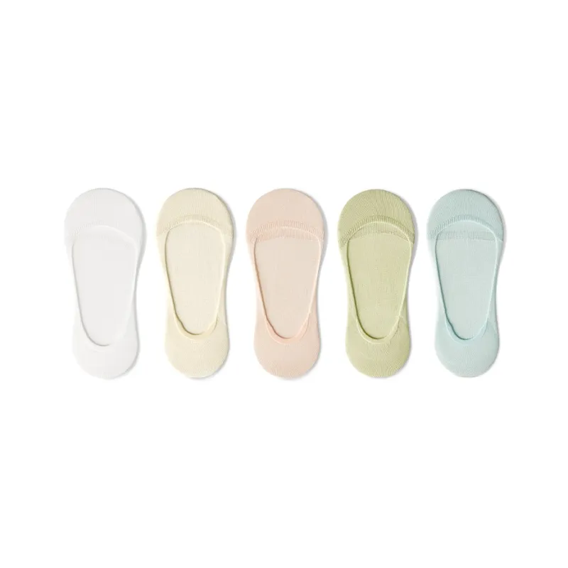 Primeet No Show Socks Women's 5 Pack-7
