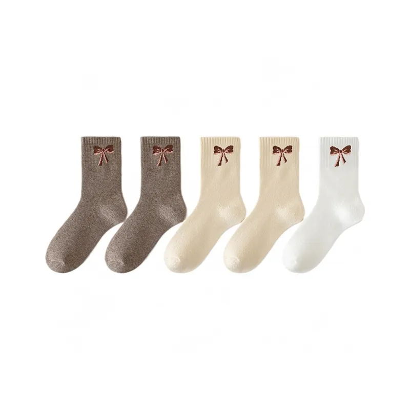 H YXIANG Mid Calf Socks Women's Combo Set-24