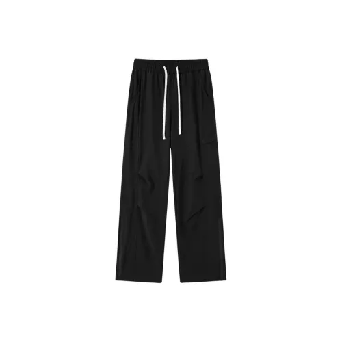 Diesel Straight-Leg-Jeans mit hohem Bund Schwarz