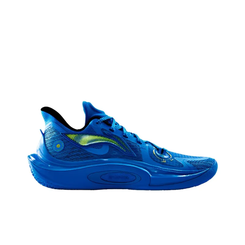 LiNing SONIC 11 'Ice Fire' Cushioning Anti Slip And Wear Resistant Low Top Basketball Shoes Men's Blue-1