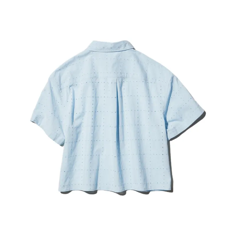 UNIQLO Shirts Women's Aqua Blue-1