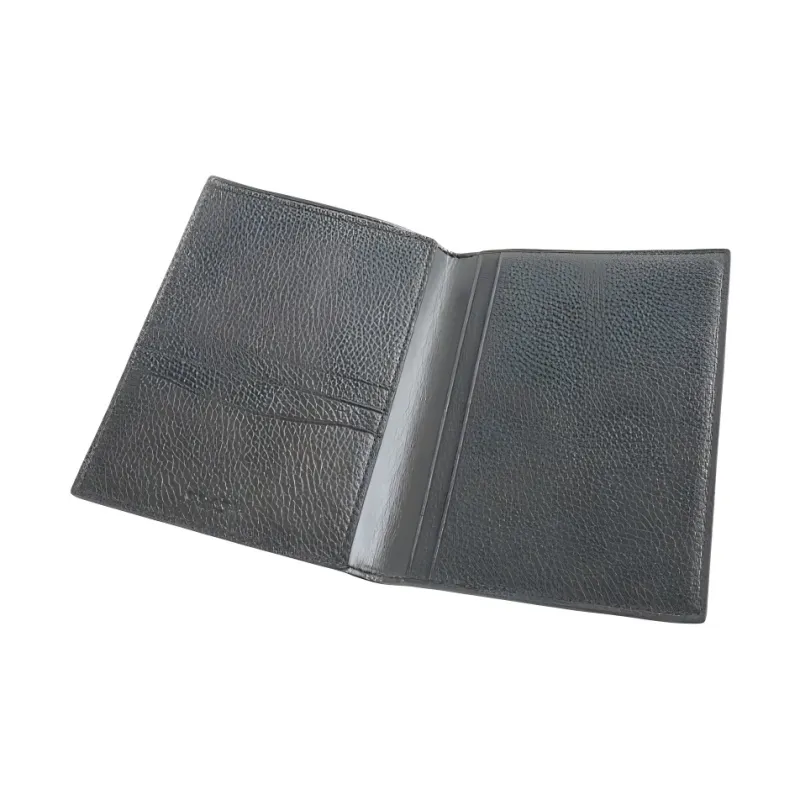COACH Leather Passport Holder Mini Unisex Green-4