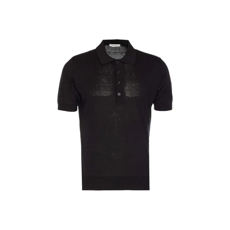 PAOLO PECORA MILANO Polo Shirt Men's Black-0