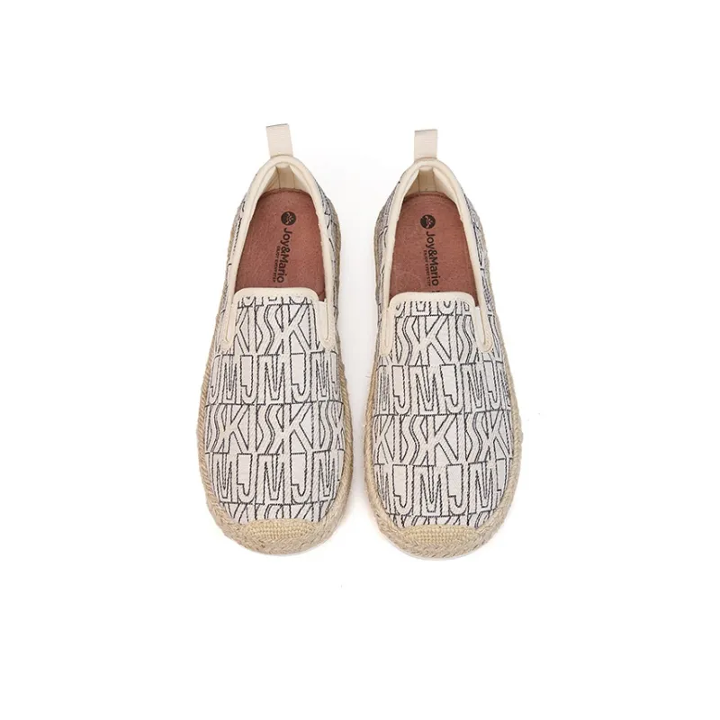 Joy&Mario Espadrilles Women's Dark Blue Beige-8