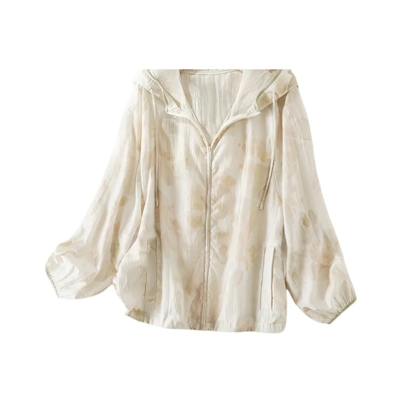 IHIMI Jacket Women's Light Apricot Spring Color-2