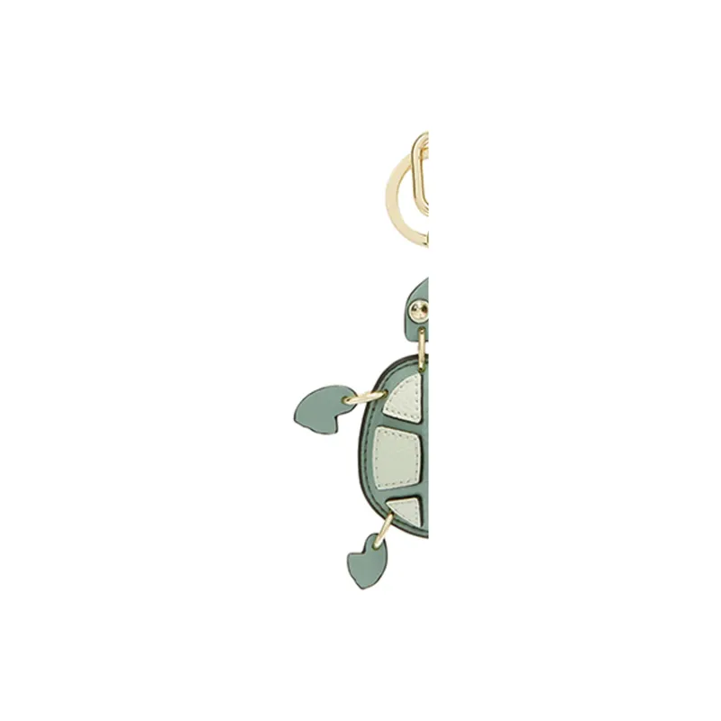 Furla Allegra Artificial Smooth Leather Key Ring Bag Accessories Women's Mineral Green-2
