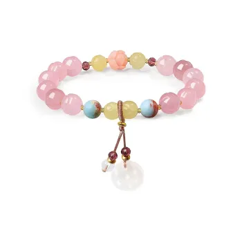 ZKY Golden Silk Jade Bracelets Unisex