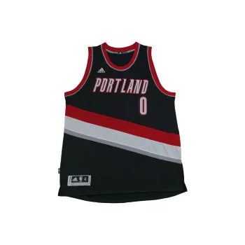 Adidas x NBA SWINGMAN Fan Edition Portland Trail Blazers Basketball Jersey Men's Black