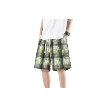 WHELVE Casual Shorts Unisex Starclear Green