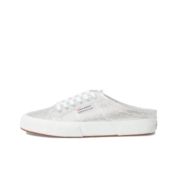 SUPERGA Rubber Sole Abrasion Resistant Closed Toe Slippers Women's Silver