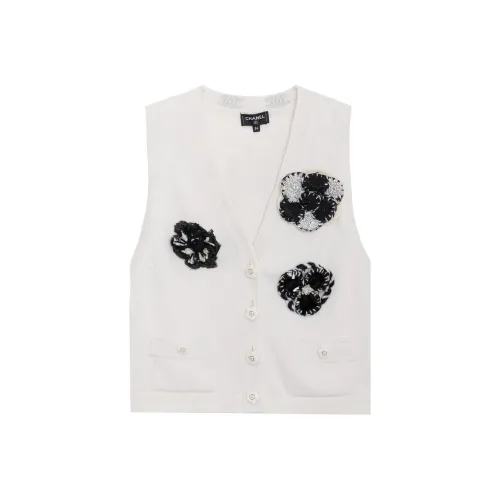 CHANEL Knitwear Women's White