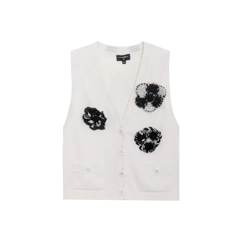 CHANEL Knitwear Women's White-0