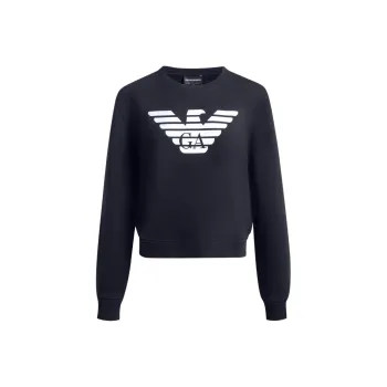 EMPORIO ARMANI Asv Organic Jersey Sweatshirt With Logo