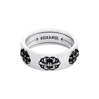 ROCK&RIDE 925 Sterling Silver Rings Men's
