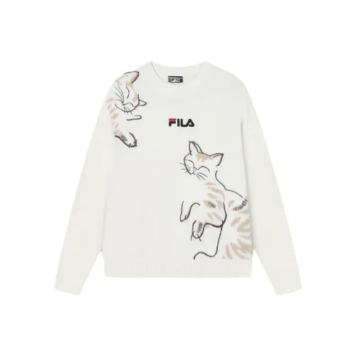 FILA Knitwear Women's Light Beige White