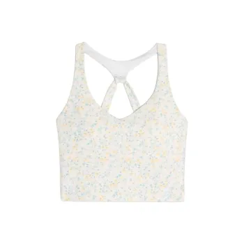 Hollister Tank Top Women's White All Over Print