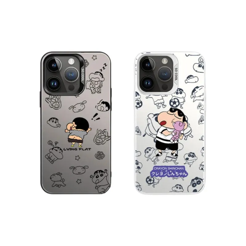 DAHUAXIAN Acrylic Material Crayon Shin Chan Fun Premium Feel Phone Cases Compatible With IPhone 16 Pro-1