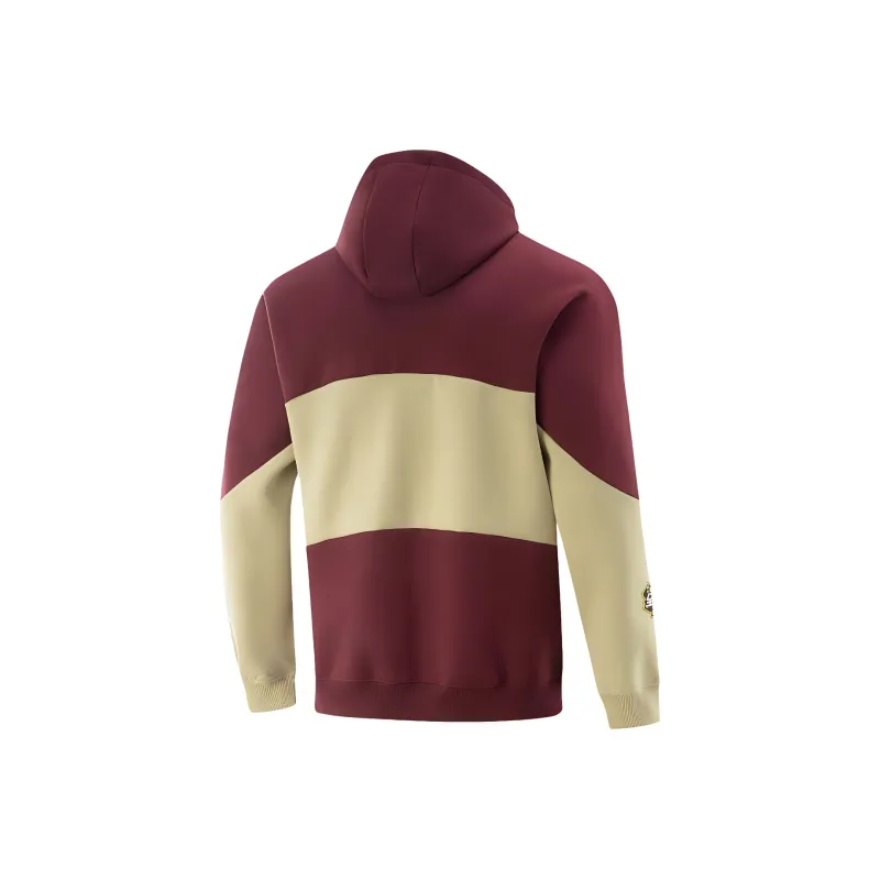 LiNing Basketball Collection CBA Collection Sweatshirt Men's Dark Wine Red/Vine Khaki-1