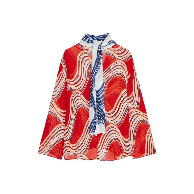 ZARA ZW Series Shirt Women's Multicolor-1