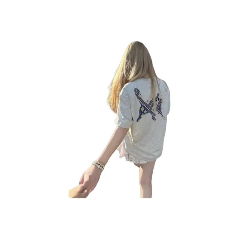 JIMI&JONS T Shirt Unisex White Gray-0