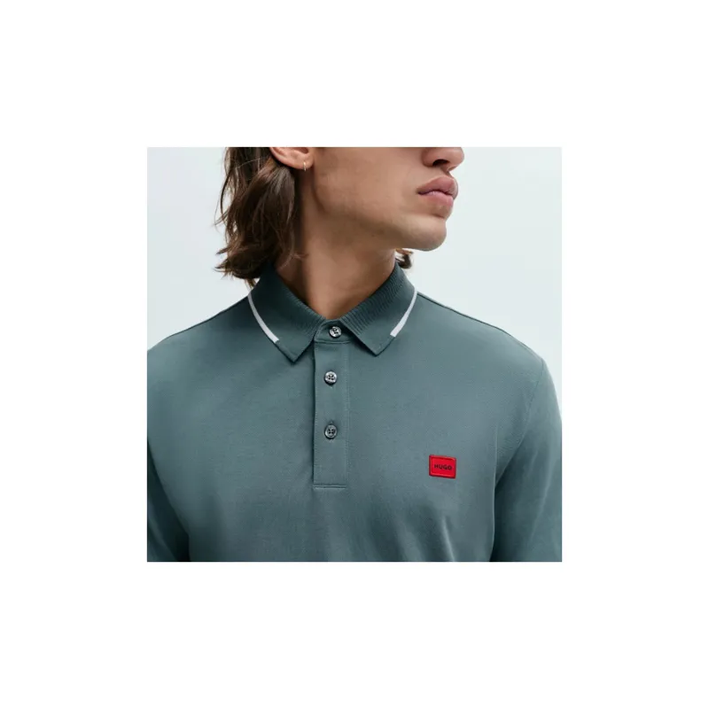 HUGO BOSS Polo Shirts Men Green-4