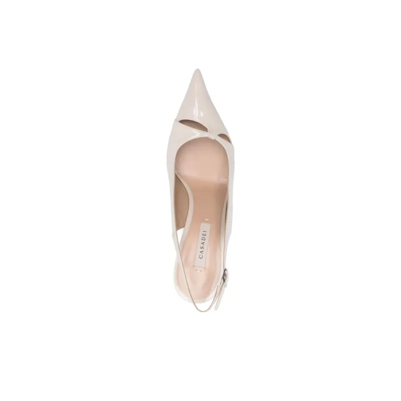Casadei Blade Slim Heel High Heels 9cm Women's Light Beige-4