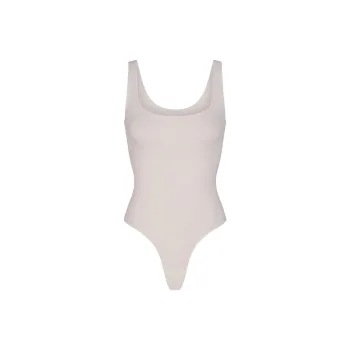 SKIMS ESSENTIAL SCOOP NECK BODYSUIT Bodysuits Women's STONE/Stone Color