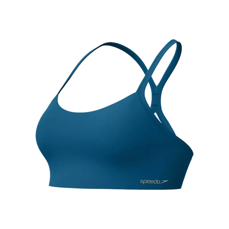 Speedo SolidRacerbackBikiniTopDark Bikini Women's Dark Blue-3
