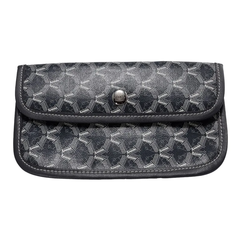 AQUASCUTUM PVC Tote Handbag Women's Gray-5