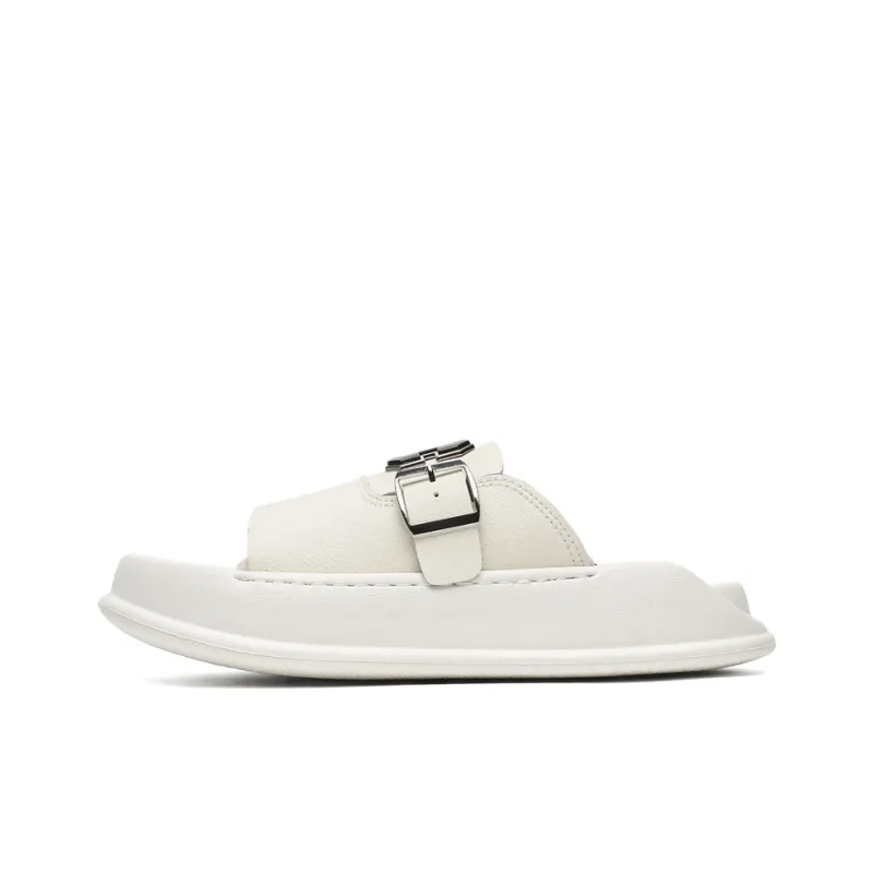 LUOMAIKE Rubber Sole Slip Resistant Slide Slippers Men's-5