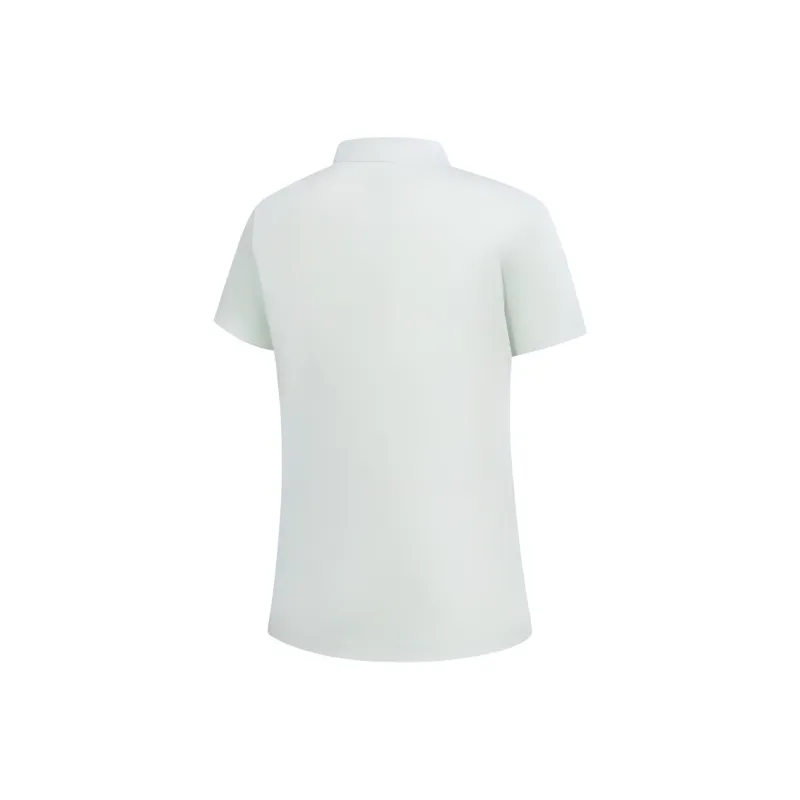 QIAODAN Sports Life Collection Polo Shirt Women's Misty Emerald Green-1