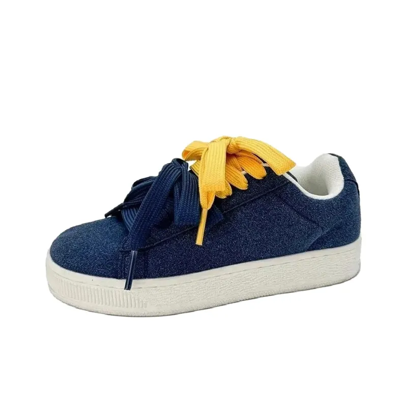Anime Story Slip Resistant, Abrasion Resistant, Lightweight, Breathable Low Top Skateboard Shoes Unisex Navy Blue-11