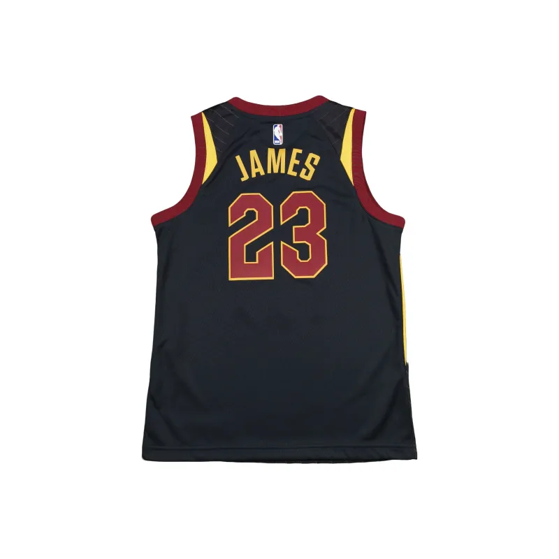 Nike x NBA Cleveland Cavaliers James Basketball Jersey Unisex Black-1