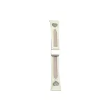White & Pink/Cut-Out Genuine Leather Magnetic Clasp