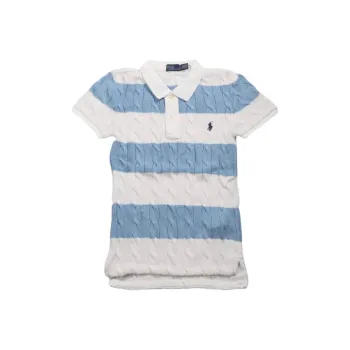 Polo Ralph Lauren Striped Cable knit Polo Shirt