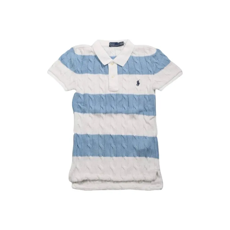 Polo Ralph Lauren Striped Cable knit Polo Shirt-0