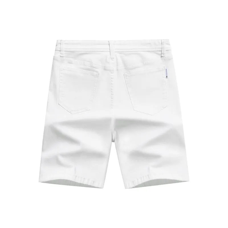 Dance With Wolves Denim Shorts Men's Raw White-1