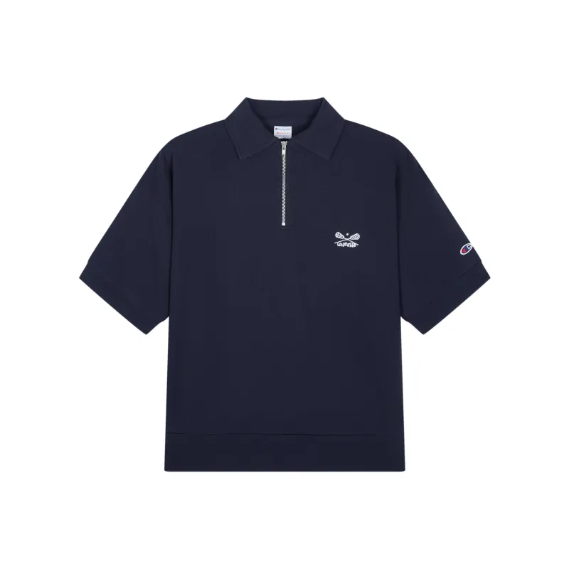 Champion Short Sleeved Polo Shirt Japan Version Women's-4