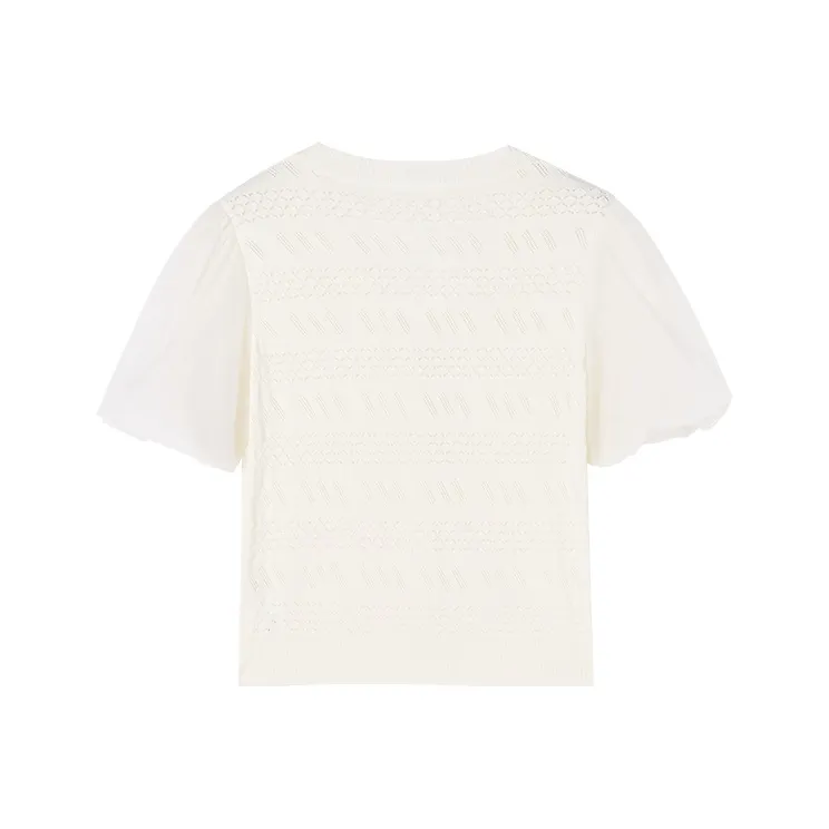 XIANGYING Knitwear Women's Ecru-1