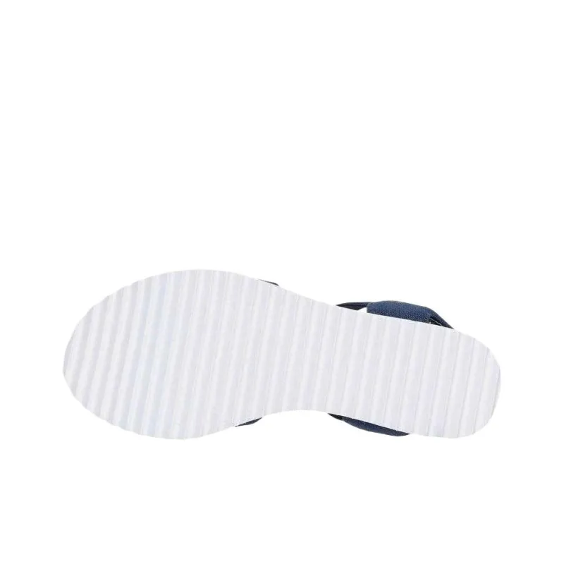 Skechers BOBS Desert Kiss Beach Sandals Women's Blue-5