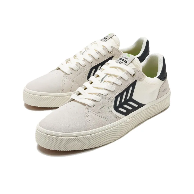 CARIUMA Catiba Pro Abrasion Resistant Low Top Skateboard Shoes Women's White-3