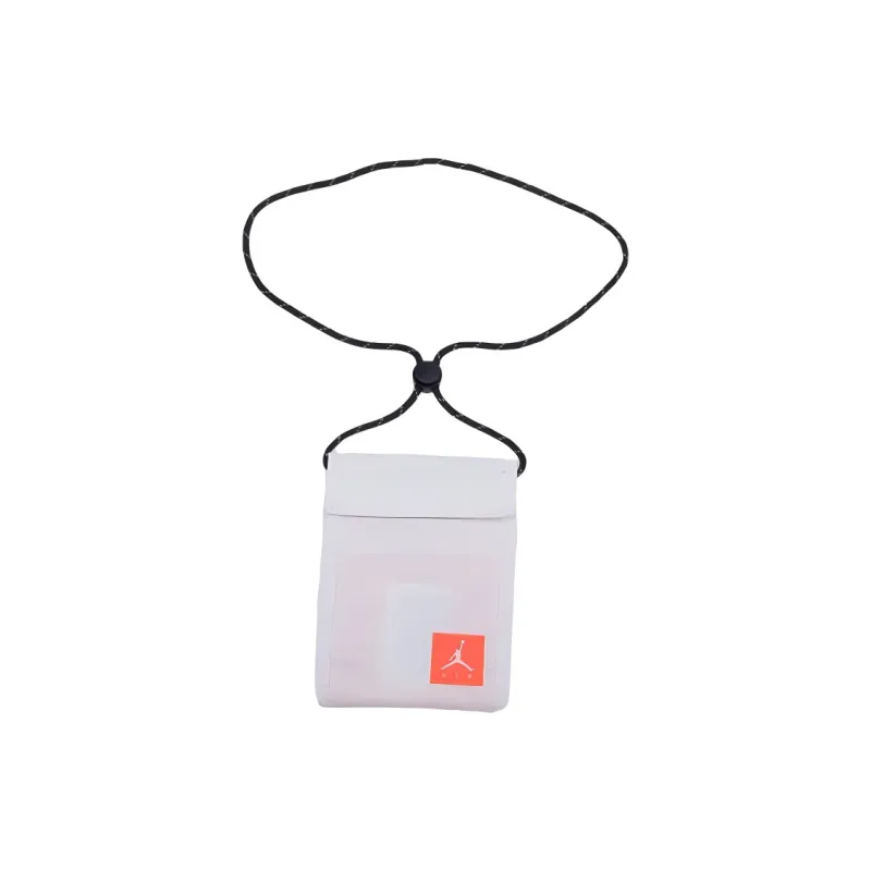 Jordan Polyester Card Holder, Wallet, Shoulder Bag, Crossbody Bag Mini Unisex White-0