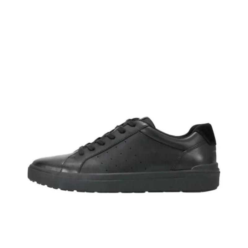 ROCKPORT Total Motion Tarquin Abrasion Resistant Low Top Skateboard Shoes Men's Black-0