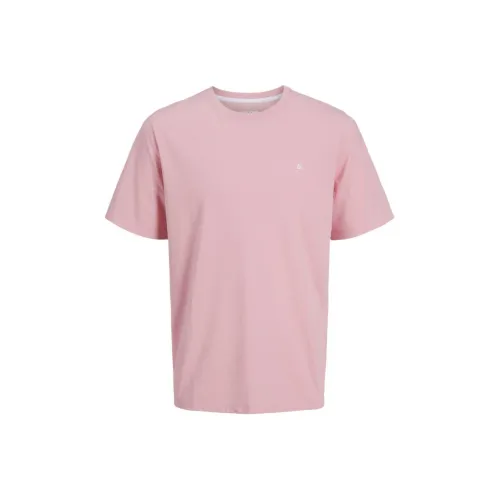 JACK&JONES T Shirts Men Pink
