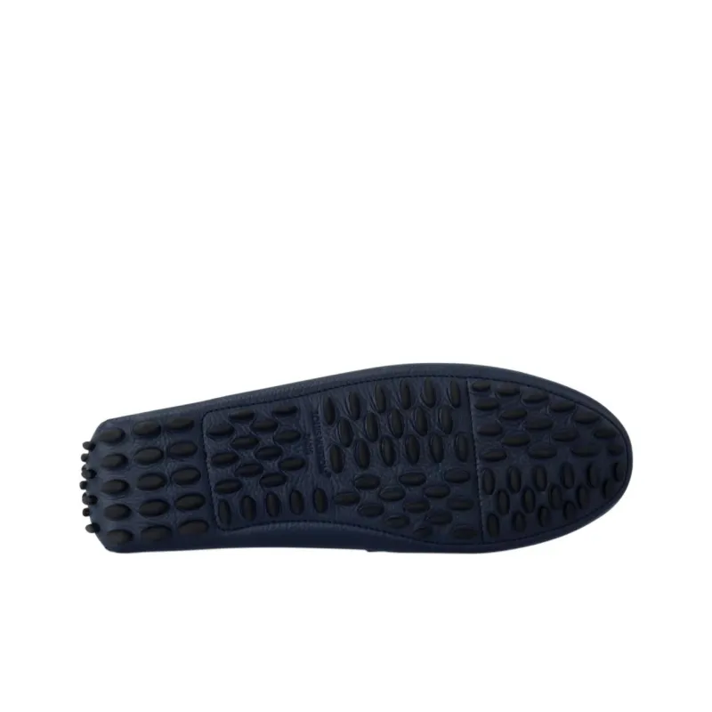 LOUIS VUITTON Silverstone Gommino Loafers Men's Dark Blue-5