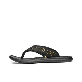 HD Abrasion Resistant Slip Resistant Quick Dry Flip Flops Men's Black Yellow