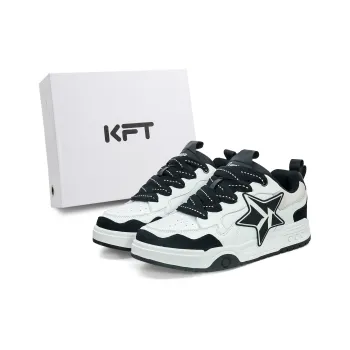 KFT Starry Sky Puffy Anti Slip And Wear Resistant Height Increasing Low Top Skateboard Shoes Unisex